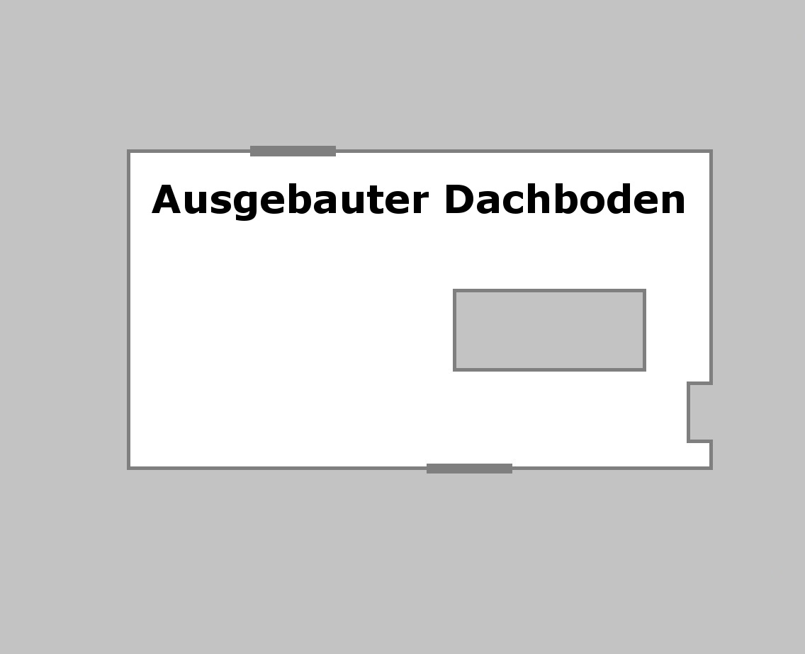 Ausgebauter Dachboden